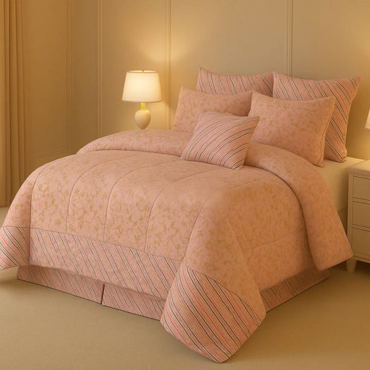 FLUFFY SUMMER KING COMFORTER SET – 7 PCS #NCS169