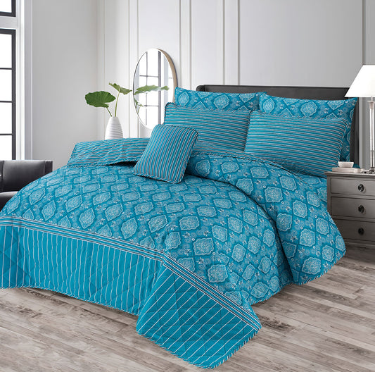 LILAC SUMMER KING COMFORTER SET – 7 PCS #NCS173
