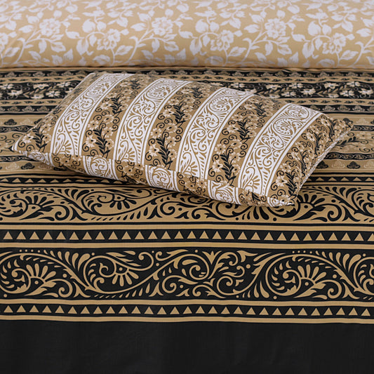 ROYAL CAMEL KING BED SHEET SET - NBD143
