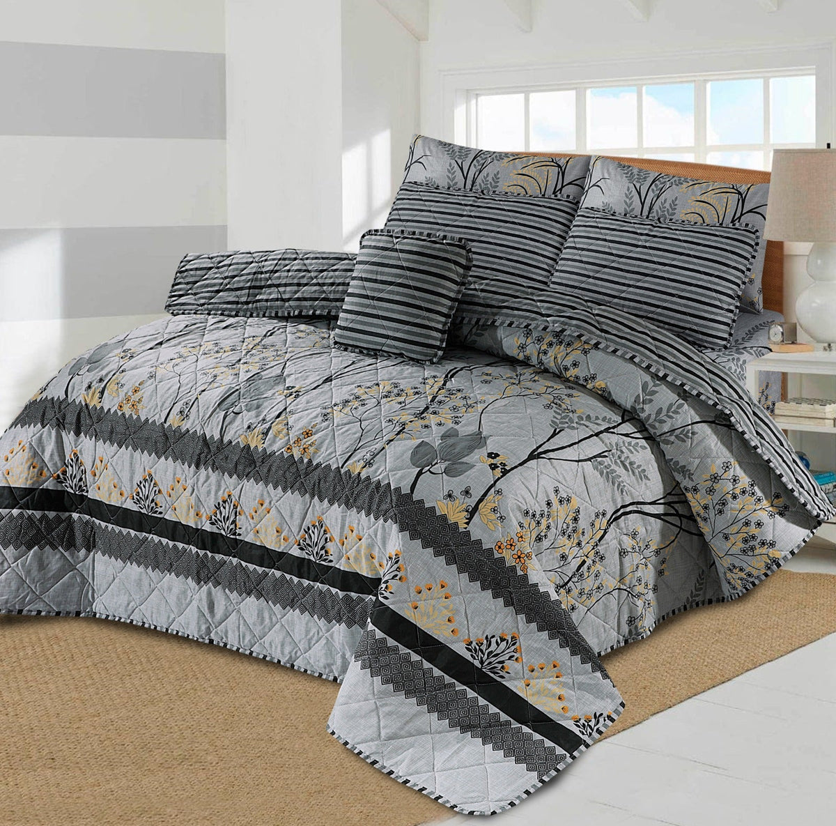 FORK SUMMER KING COMFORTER SET – 7 PCS #NCS80