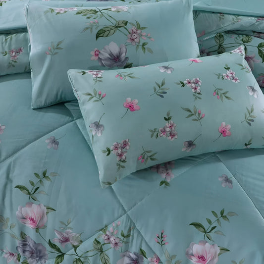 SKYBLUE SUMMER KING COMFORTER SET – 7 PCS #NCS93